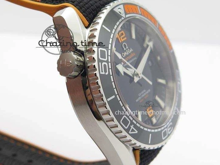 0109 Thermal 2016 Planet Ocean 45mm SS JHF Black Dial On Nylon Strap A 8245